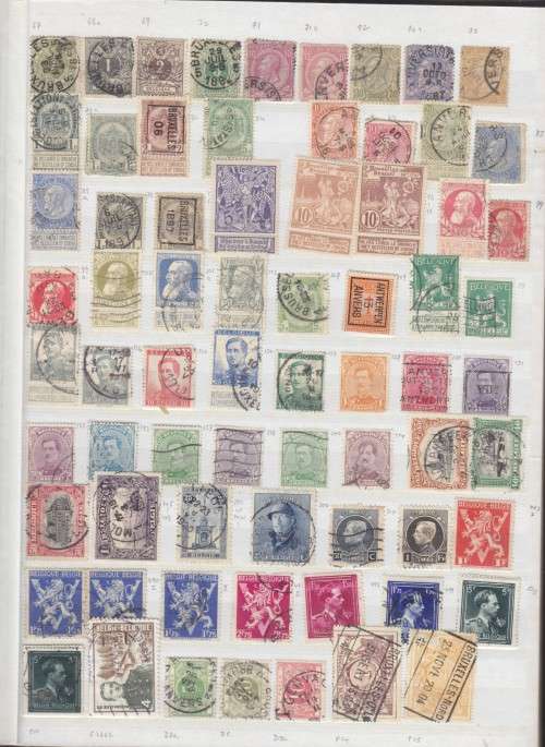 EARLY BELGIUM/CROATIA/YUGOSLAVIA COLLECTION - 700+ STAMPS - SEE 11 SCANS