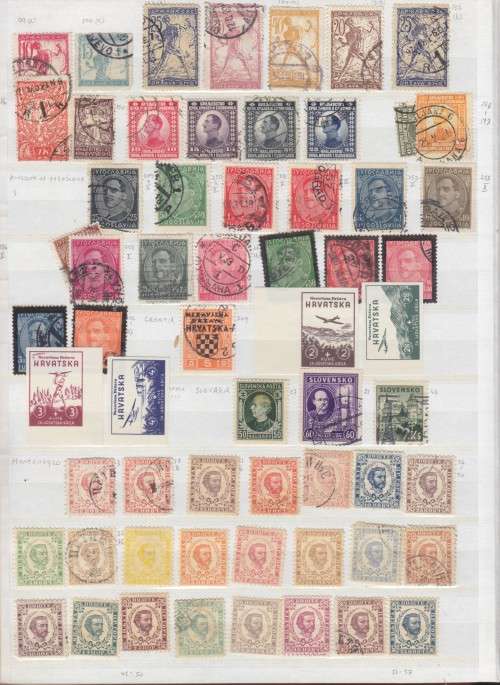 EARLY BELGIUM/CROATIA/YUGOSLAVIA COLLECTION - 700+ STAMPS - SEE 11 SCANS