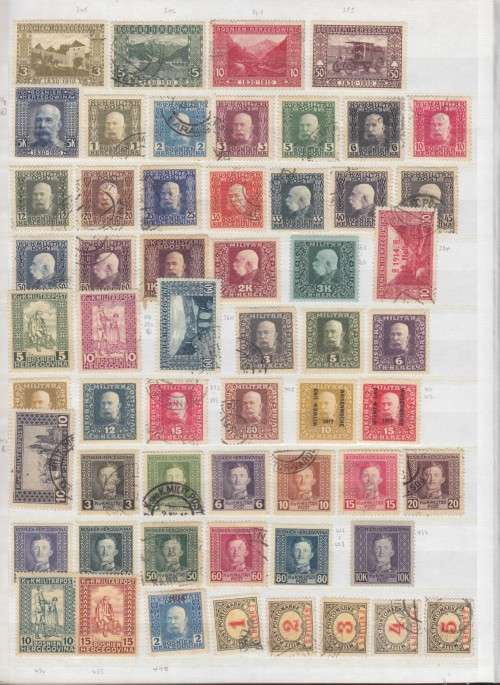 EARLY BELGIUM/CROATIA/YUGOSLAVIA COLLECTION - 700+ STAMPS - SEE 11 SCANS