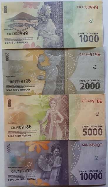 INDONESIA SET 4 PCS 1000 2000 5000 10000 RUPIAH 2016 / 2017 P NEW DESIGN UNC