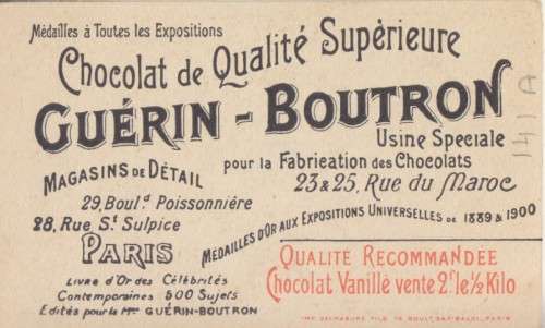 BOER WAR CHROMO - CHRISTIAAN DE WET - CHOCOLAT GUERIN BOUTRON