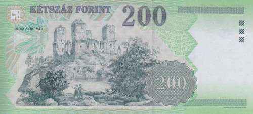 Hungary 200 FORINT 2005 P 187e UNC