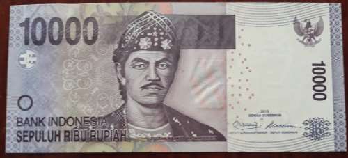 INDONESIA 10000 RUPIAH 2010 P 150 a UNC
