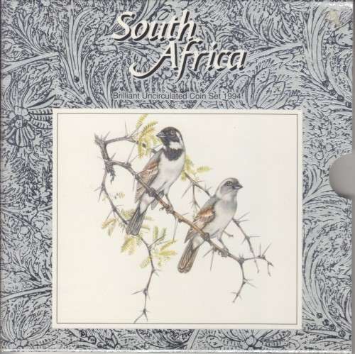 1994 SOUTH AFRICA BRILLIANT UNCIRCULATED COIN SET 1994