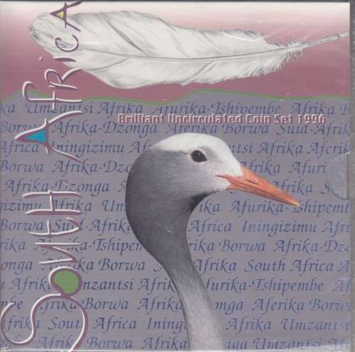 1996 SOUTH AFRICA BRILLIANT UNCIRCULATED COIN SET 1996 (still unopened)