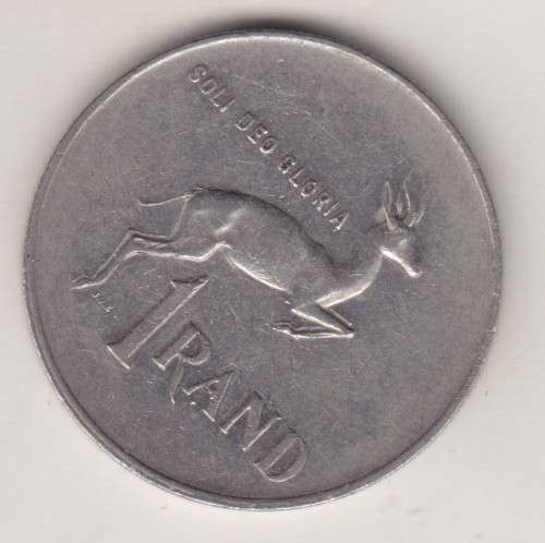 1978 ONE RAND COAT OF ARMS (R1) COIN {NICKEL)
