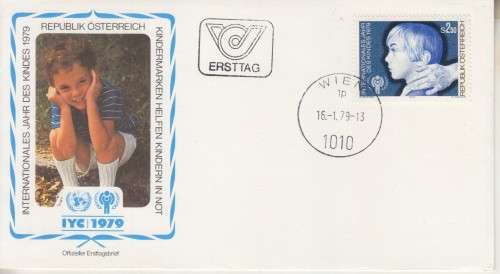 BEAUTIFUL FDC - 1979 INTERNATIONAL YEAR OF THE CHILD - AUSTRIA