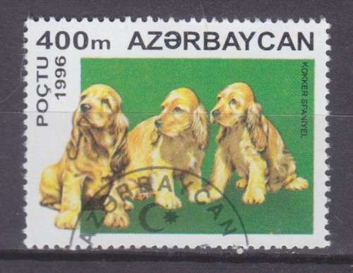BEAUTIFUL THEMATIC STAMPS - DOGS - AZERBAHJAN