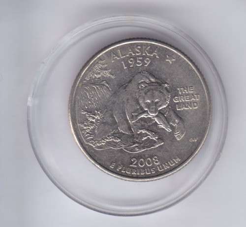 USA STATE QUARTER 2008 - ALASKA