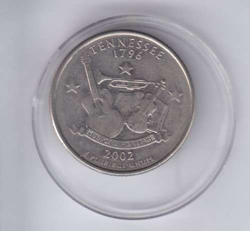 USA STATE QUARTER 2002 - TENNESSEE (MUSICAL HERITAGE)