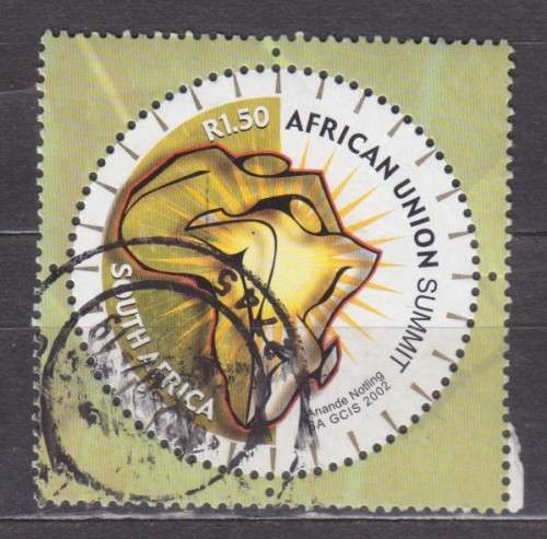 SOUTH AFRICA USED STAMP SACC1492 - 2002 AFRICAN UNION