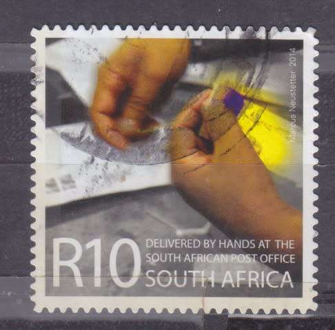 SOUTH AFRICA USED STAMP SACC2273 - 2014 WORLD POST DAY