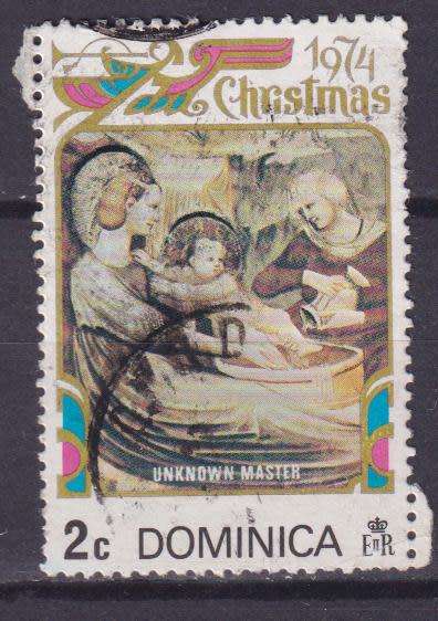 DOMINICA STAMPS - 1974 CHRISTMAS