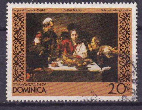 DOMINICA STAMPS - 1980 Famous Paintings