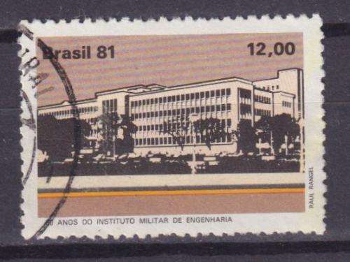 BRAZIL STAMPS - 1981 The 50th Anniversary of the Military Institute of Engineering
