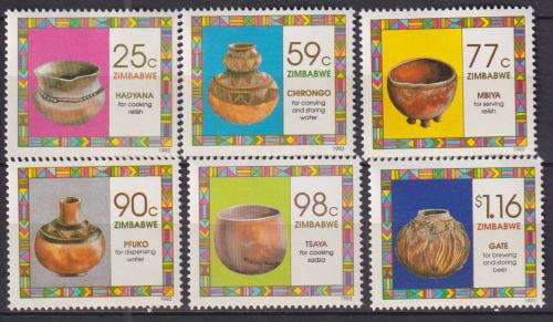 ZIMBABWE STAMPS - MNH - 1993 Household Pottery
