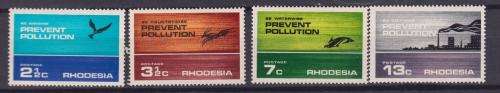 RHODESIA STAMPS - 1972 PREVENT POLLUTION MNH
