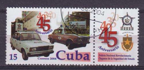 BEAUTIFUL THEMATIC STAMPS - POLICE VEHICLES - CUBA