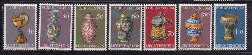LIECHTENSTEIN MLH STAMPS -  1973 /1974 Chinese Vases