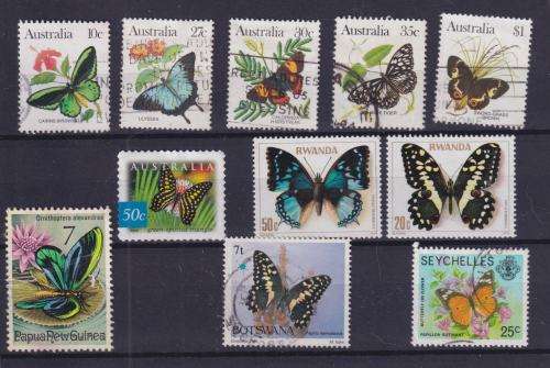 SALE!!!  GOOD VALUE - TEN RAND LOTS - BUTTERFLIES