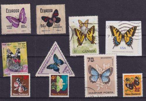SALE!!!  GOOD VALUE - TEN RAND LOTS - BUTTERFLIES