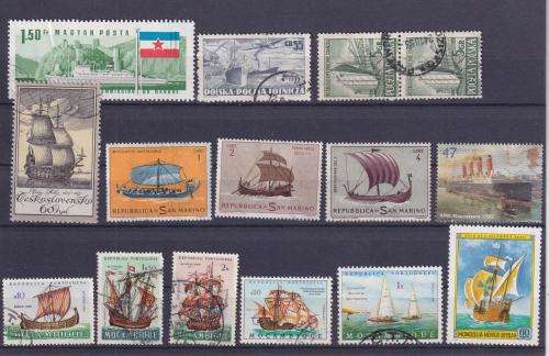 COLLECTION OF THEMATIC STAMPS - SHIPS