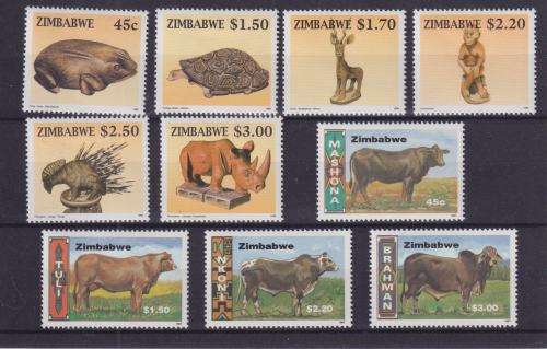 STARTING AT R10 - 2 ZIMBABWE COMPLETE SETS -  MLH