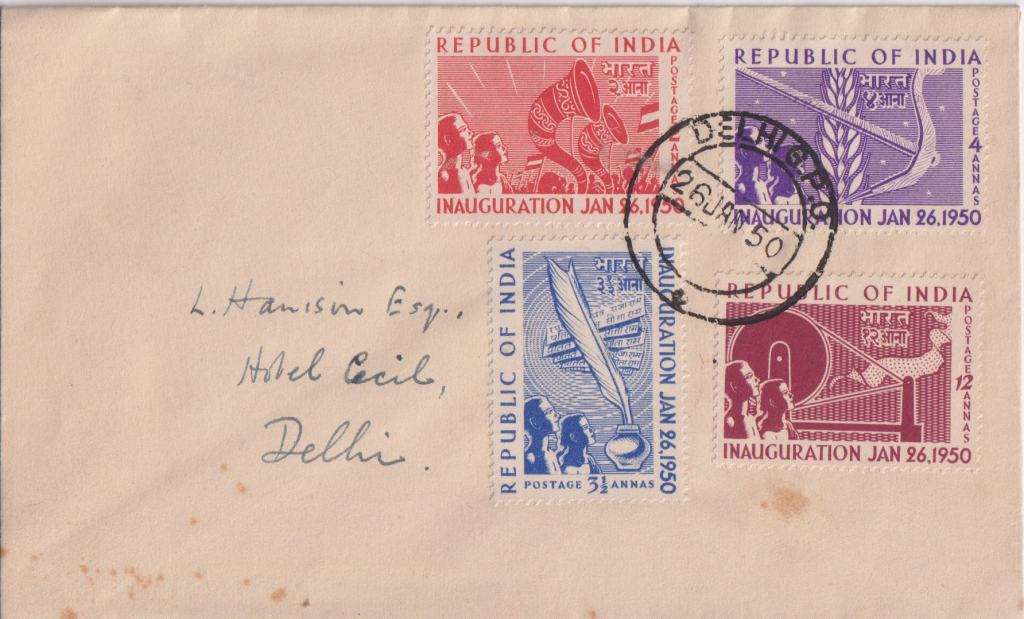 STARTING @ R10 - FDC  INDIA  INAUGURATION 1950 - SEE SCANS