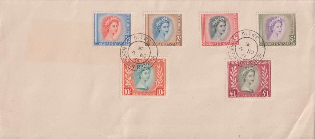 STARTING AT R80 - RHODESIA & NYASALAND QUEEN ELIZABETH II HIGHER VALUES 1954