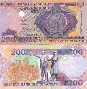 VANUATU P8b 2008  200 VATU UNC