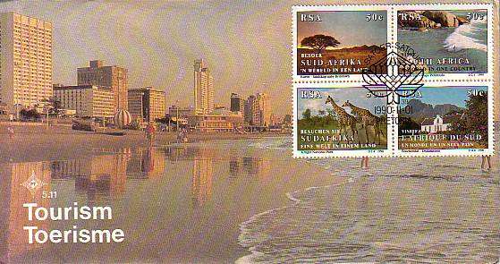 TOURISM - 1990 - SOUTH AFRICA FDC#5.11