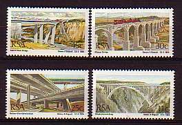 SOUTH AFRICA SACC 567-70 - 1984 - S.A. BRIDGES - MNH