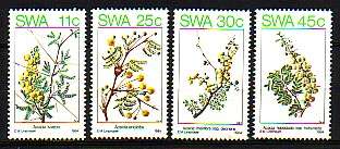 SOUTH WEST AFRICA SACC 445-448 - 1984 - ACACIAS & SPRING IN SWA - MNH