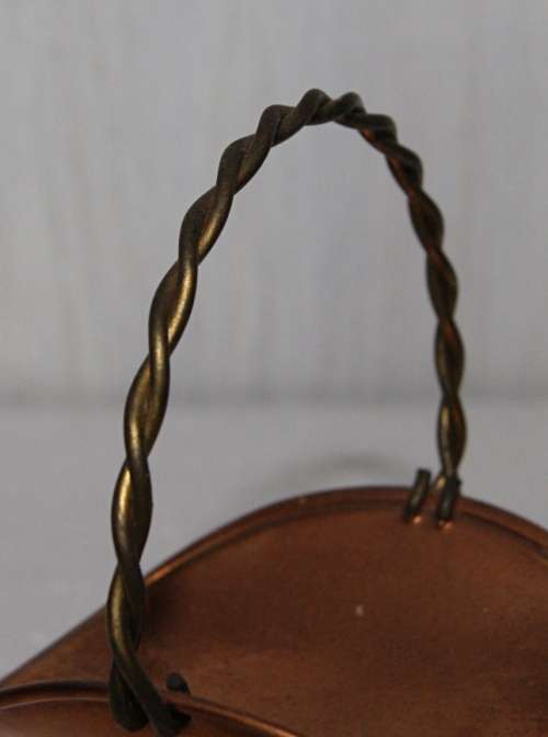 Copper and Brass Basket