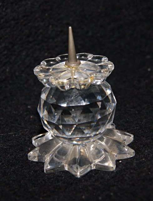 *REDUCED* Set of 4 Swarovski Crystal Candleholders