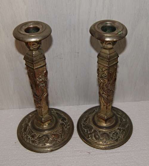 EPNS Japanese Ornate Candlesticks
