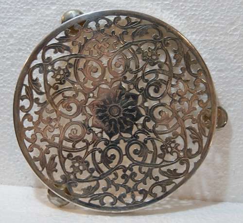 *REDUCED* Pierced EPNS Mancoplate Pot Stand