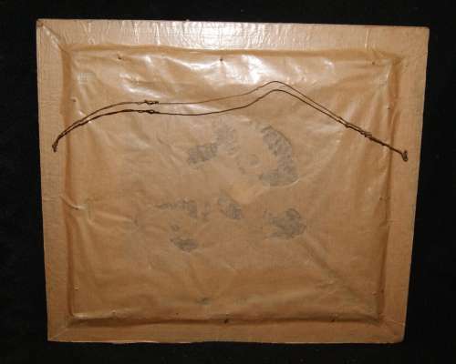 Framed Cross - Stitched Picture