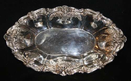 Embossed EMESS Silverware Silver Plated Bowl