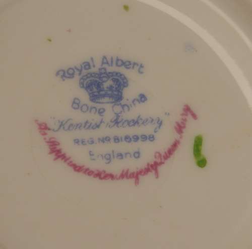 Royal Albert `Kentish Rockery` Saucer @@@ CCCRRRAAAZZZYYY R1 START!