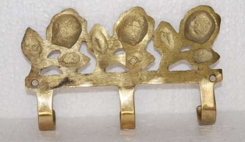 Brass Wall Hook with Rose Motif @@@ CCCRRRAAAZZZYYY R1 START!