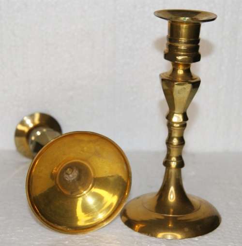 Pair of Brass Candlesticks @@@ CCCRRRAAAZZZYYY R1 START!!!