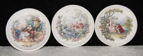 Set of 3 Limoges Style Decorative Plates @@@ CCCRRRAAAZZZYYY R1 START!!!
