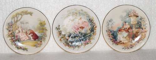 3x Limoges Style Decorative Plates @@@ CCCRRRAAAZZZYYY R1 START!!!