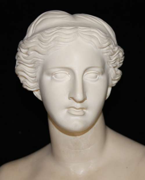 Composite Material `Venus De Milo` Bust