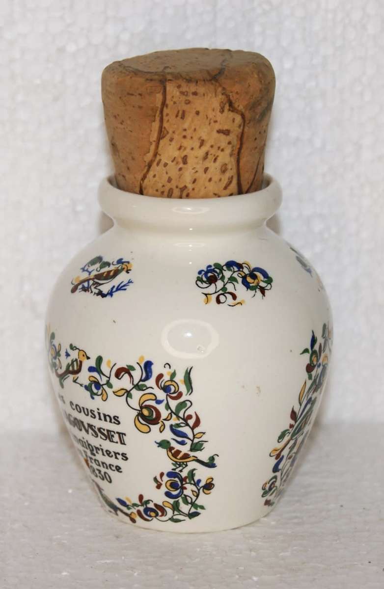 Vintage Moutarde Pikarome Ceramic Mustard Jar @@@ CCCRRRAAAZZZYYY R1 START!!!
