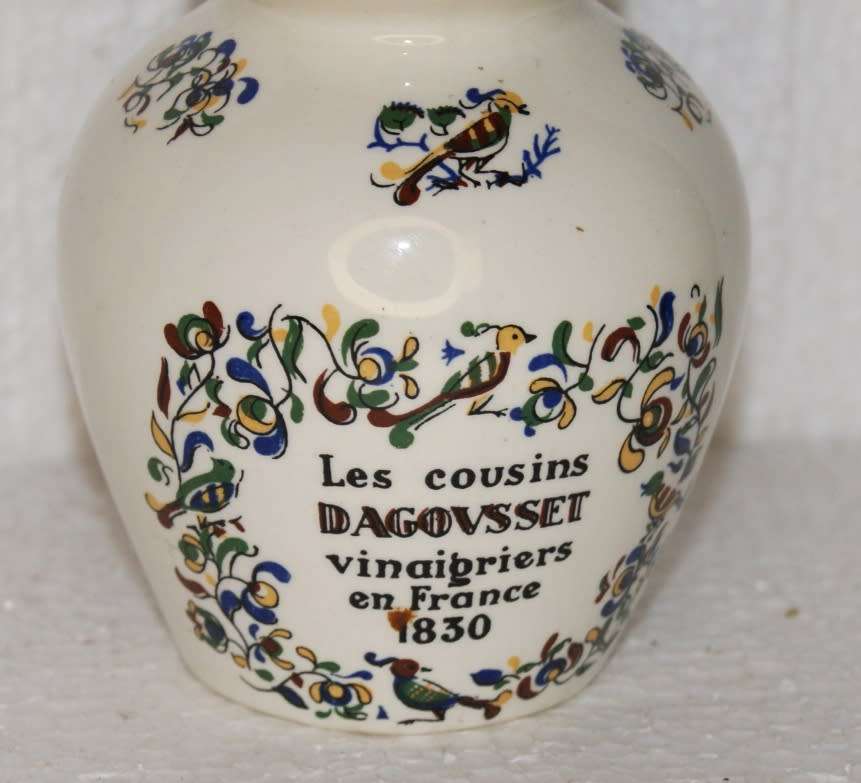 Vintage Moutarde Pikarome Ceramic Mustard Jar @@@ CCCRRRAAAZZZYYY R1 START!!!