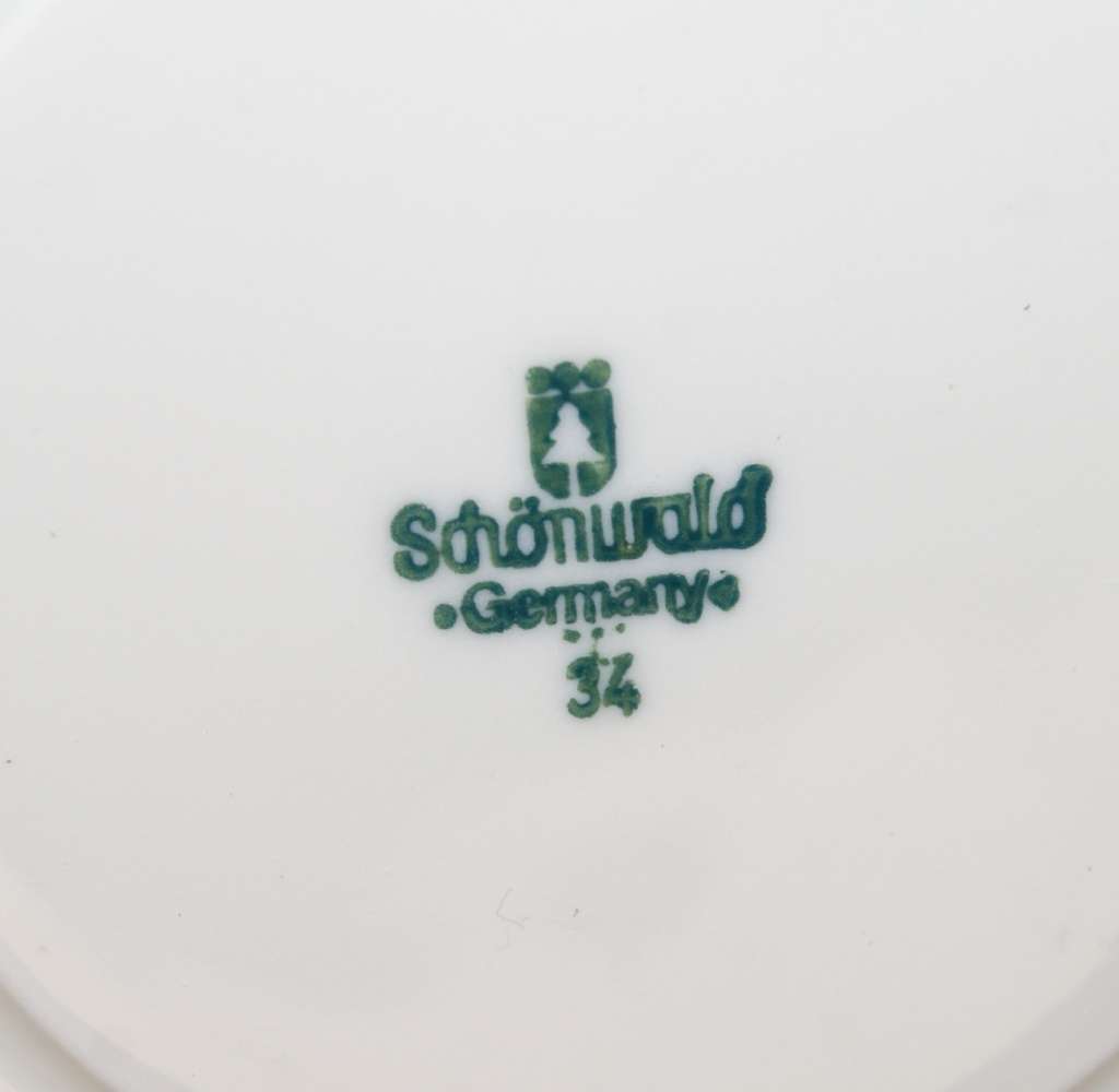 Schonwald Germany Porcelain Saucer @@@ CCCRRRAAAZZZYYY R1 START!!!