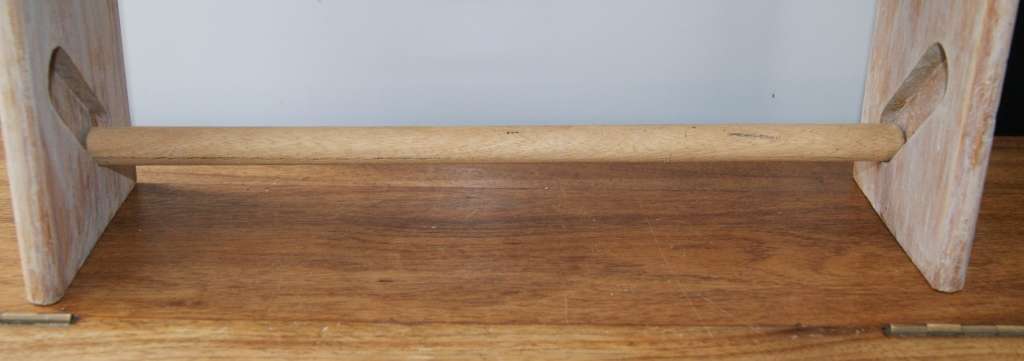 Wooden Spice Rack with Kitchen Towel Holder