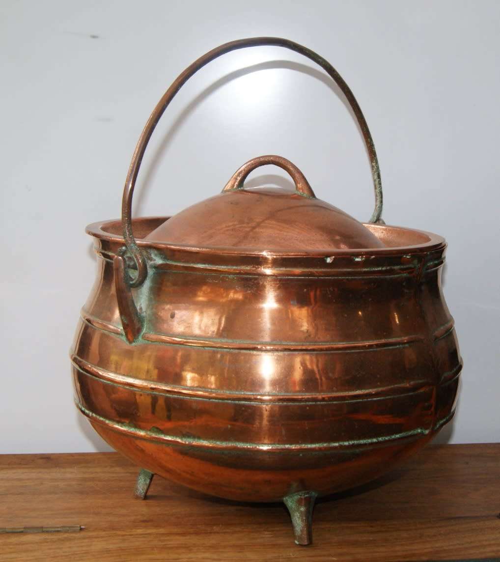 Copper Plated 10 Inch Potjie Pot